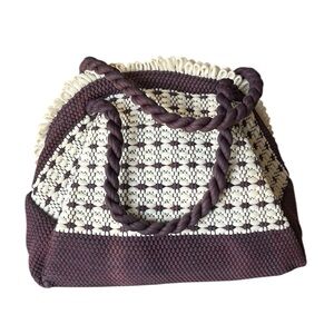 Vintage Handmade Woven Purse
